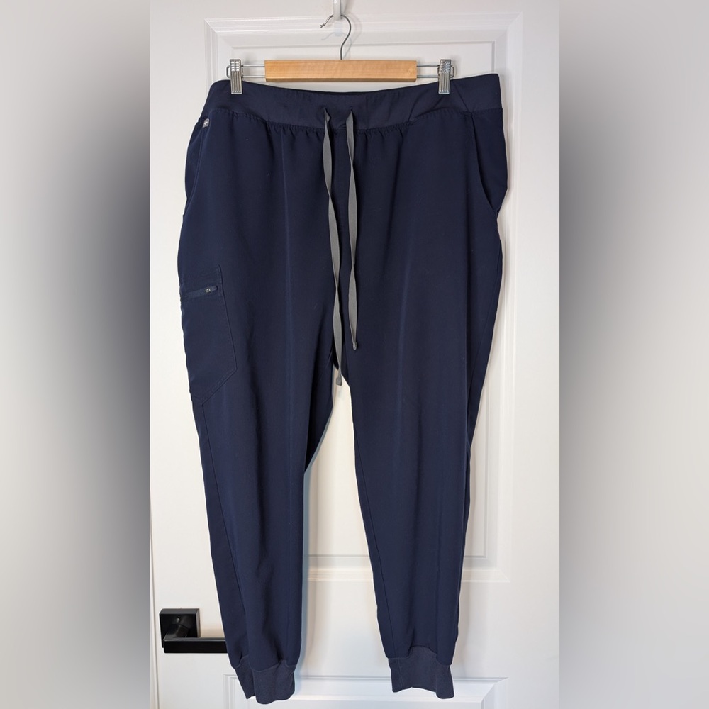 Figs Women’s Zamora Jogger Scrubs Navy Blue Size 3XL